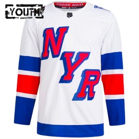 New York Rangers tröja Customized 2024 Premium Stadium Series Adidas Vit - NHL Tröjor Barn